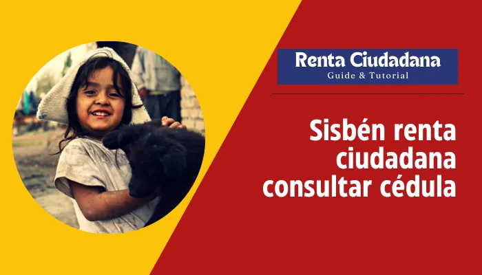 Sisbén Renta Ciudadana Consultar Cédula